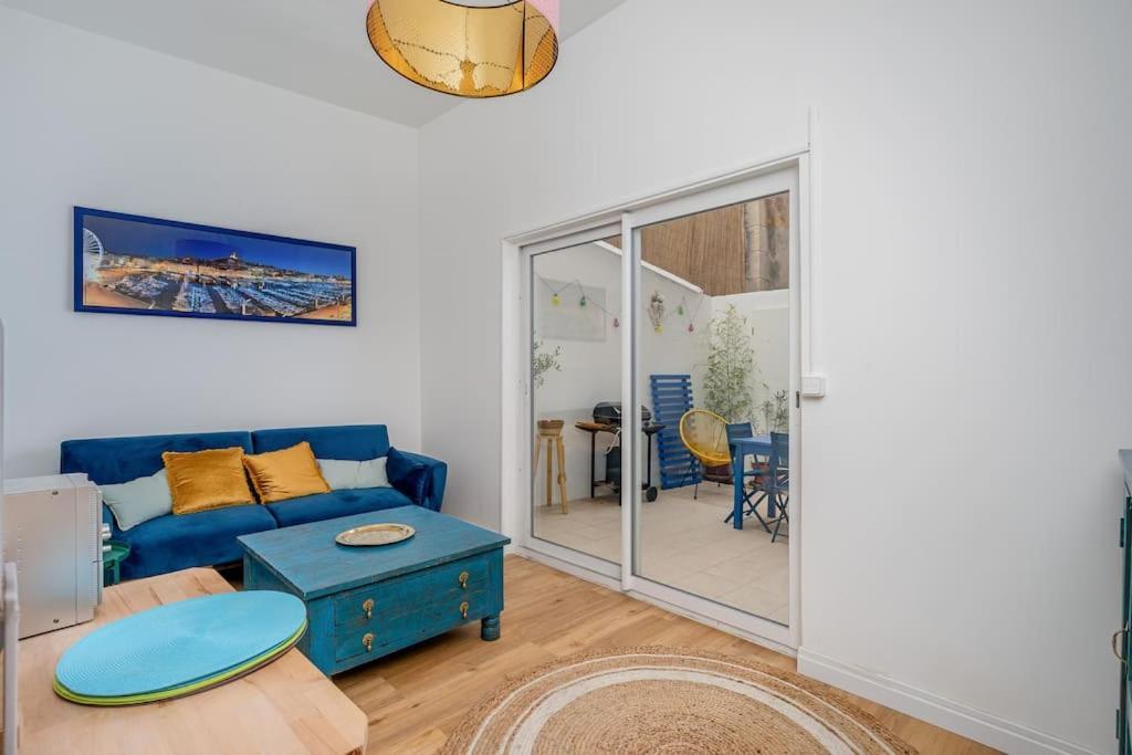 Duplex 4 Pers. Centre Avec Cour Privee Ensoleillee Apartment Marseille Luaran gambar
